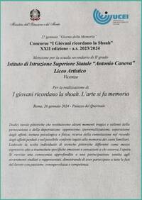 Canova Concorso Shoah Foto 2