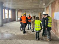 Sopralluogo al cantiere della nuova palazzina a servizio dell'istituto Montagna Foto 3
